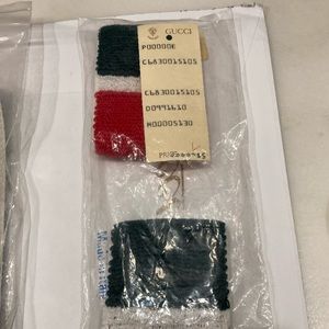 Gucci headband and wristbands/activewear